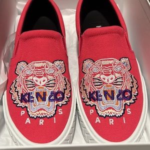 Kenzo Paris K-Skate Embroidered Canvas Slip-On Sneaker NWT New in Box